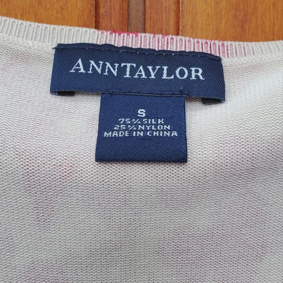Ann Taylor Silk Blend Sweater, Size S - Picture 7 of 7